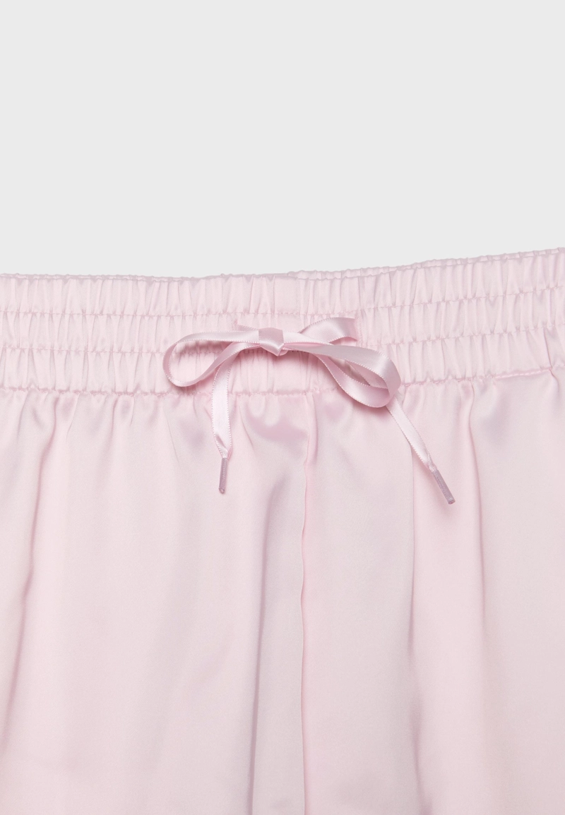 Мини-шорты из сатина