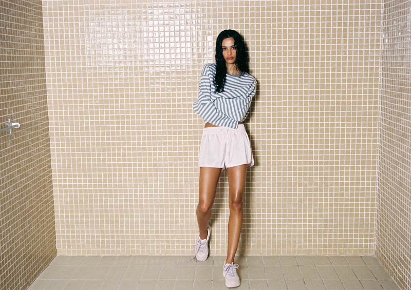 Мини-шорты из сатина