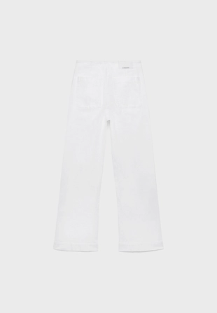 D77 Брюки в минималистичном стиле с карманами- Заказать в России