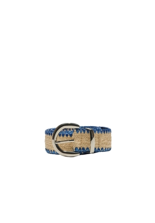 Ремень из рафии с отстрочкой- Заказать в России