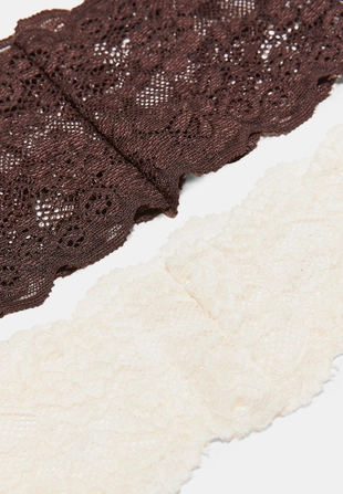 Набор из 2 кружевных резинок для волос- Заказать в России