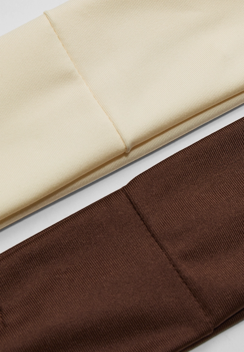 Набор из 2 эластичных лент для меха