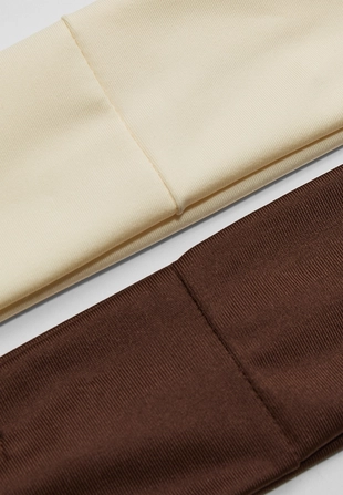 Набор из 2 эластичных лент для меха- Заказать в России