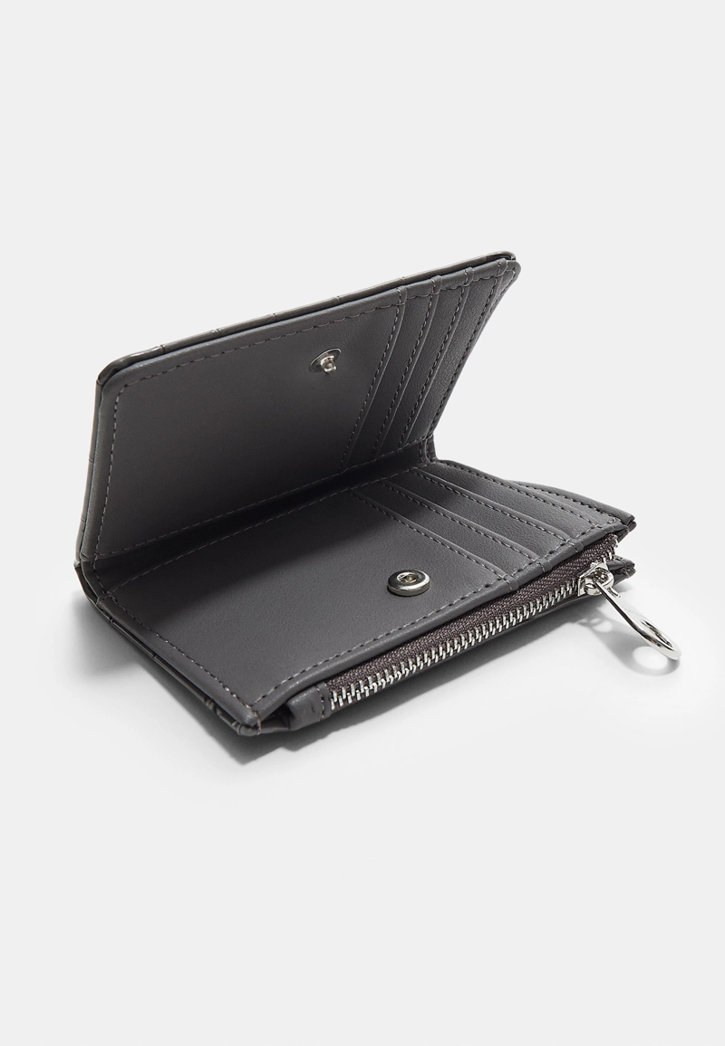 Кошелек для карт с тиснением под кокос