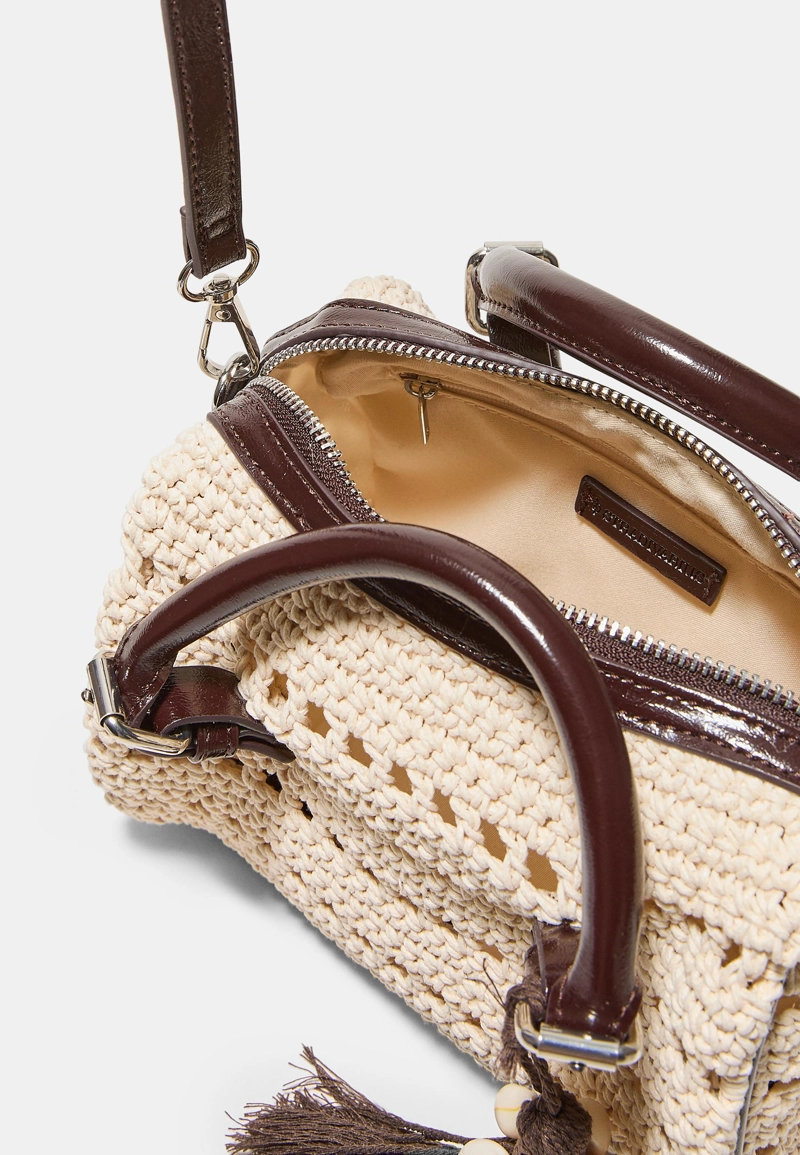 Круглая сумка-тоут крючком