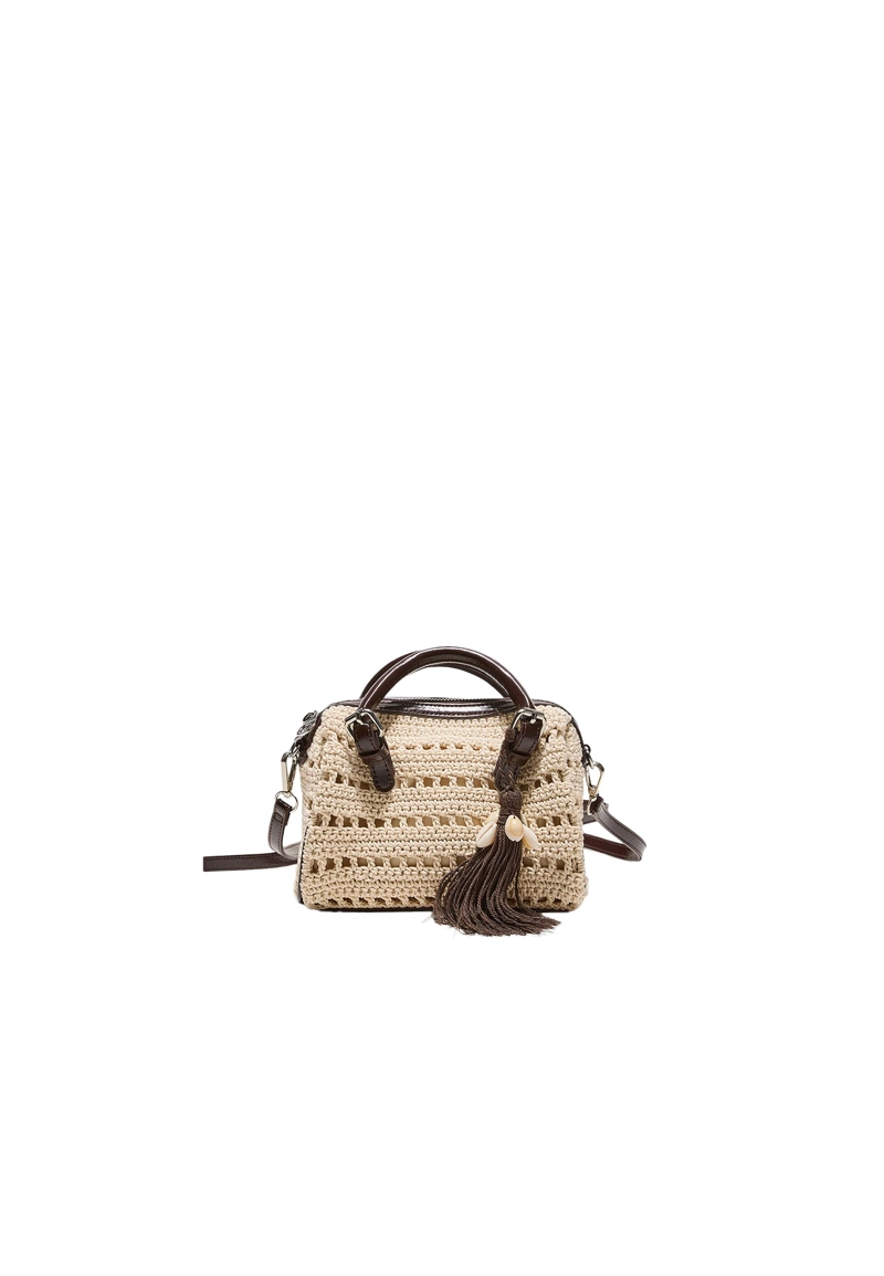 Круглая сумка-тоут крючком