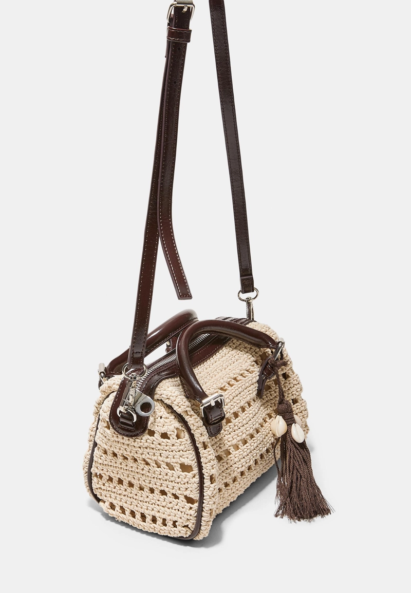 Круглая сумка-тоут крючком