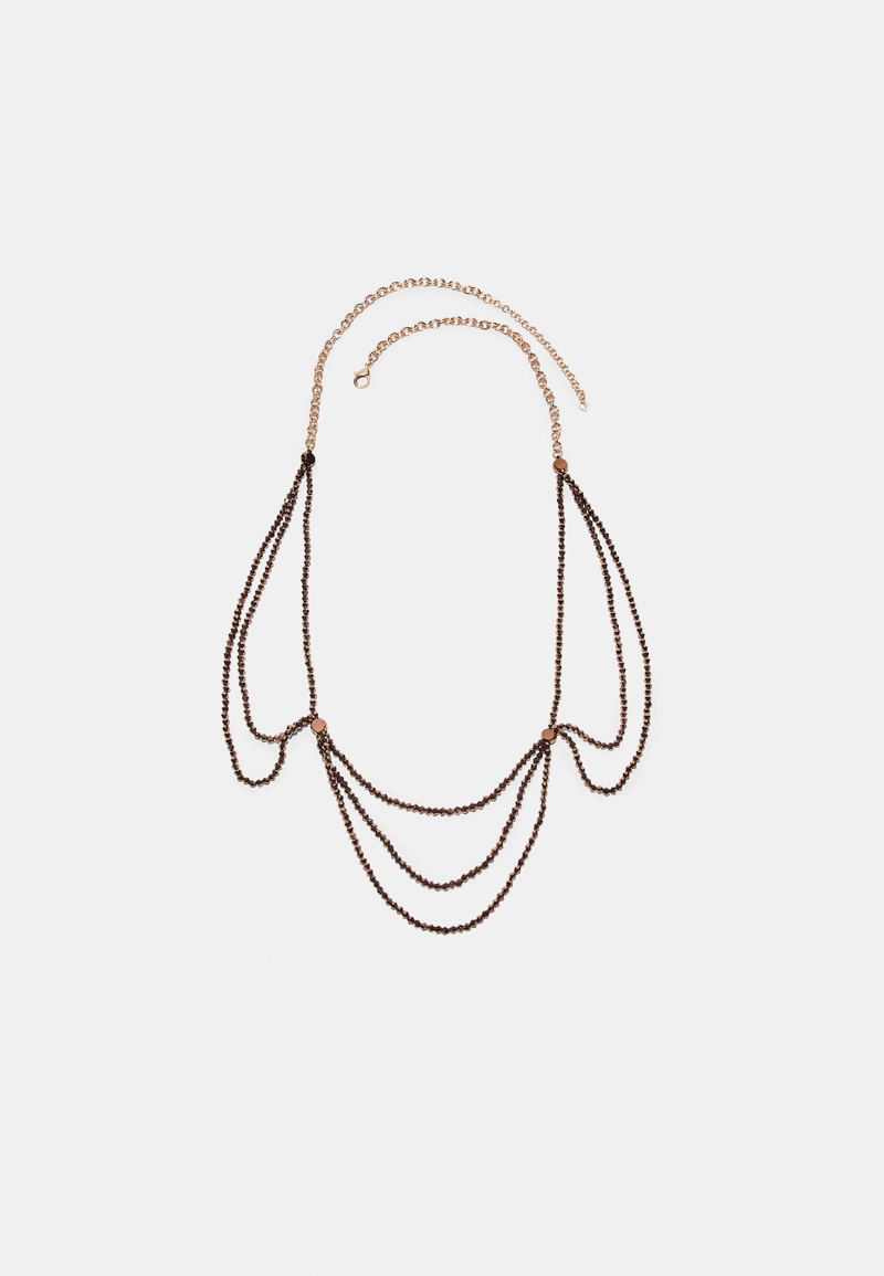 Многофункциональное ожерелье с бусинами