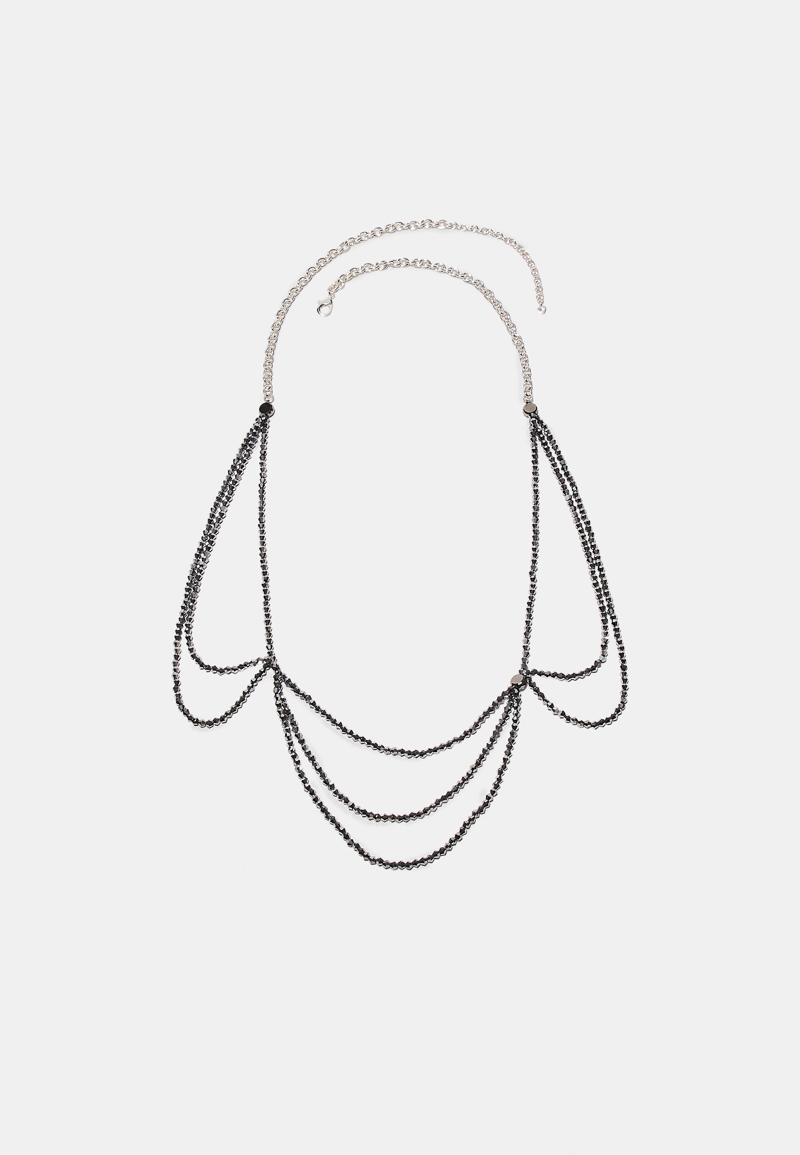 Многофункциональное ожерелье с бусинами