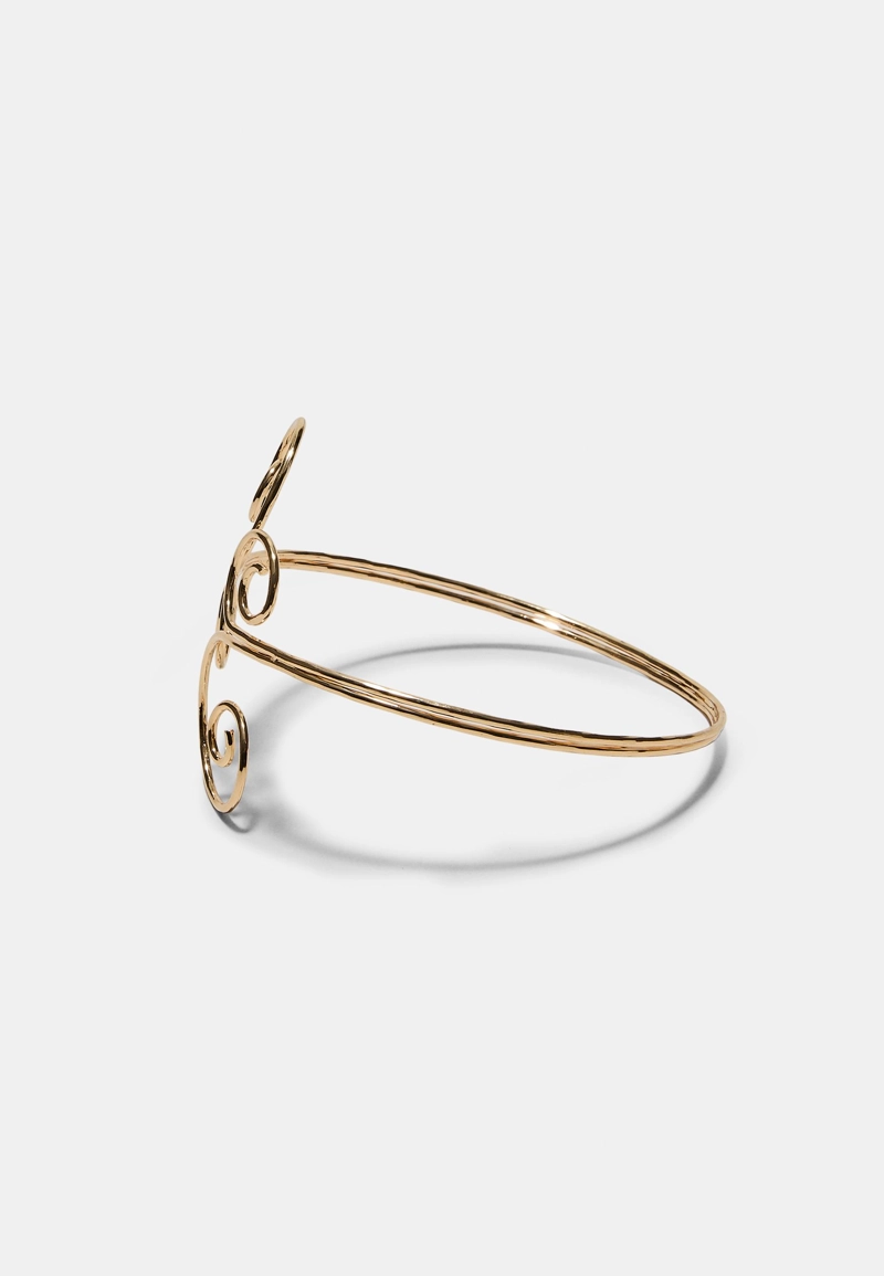 Жесткий браслет-спираль