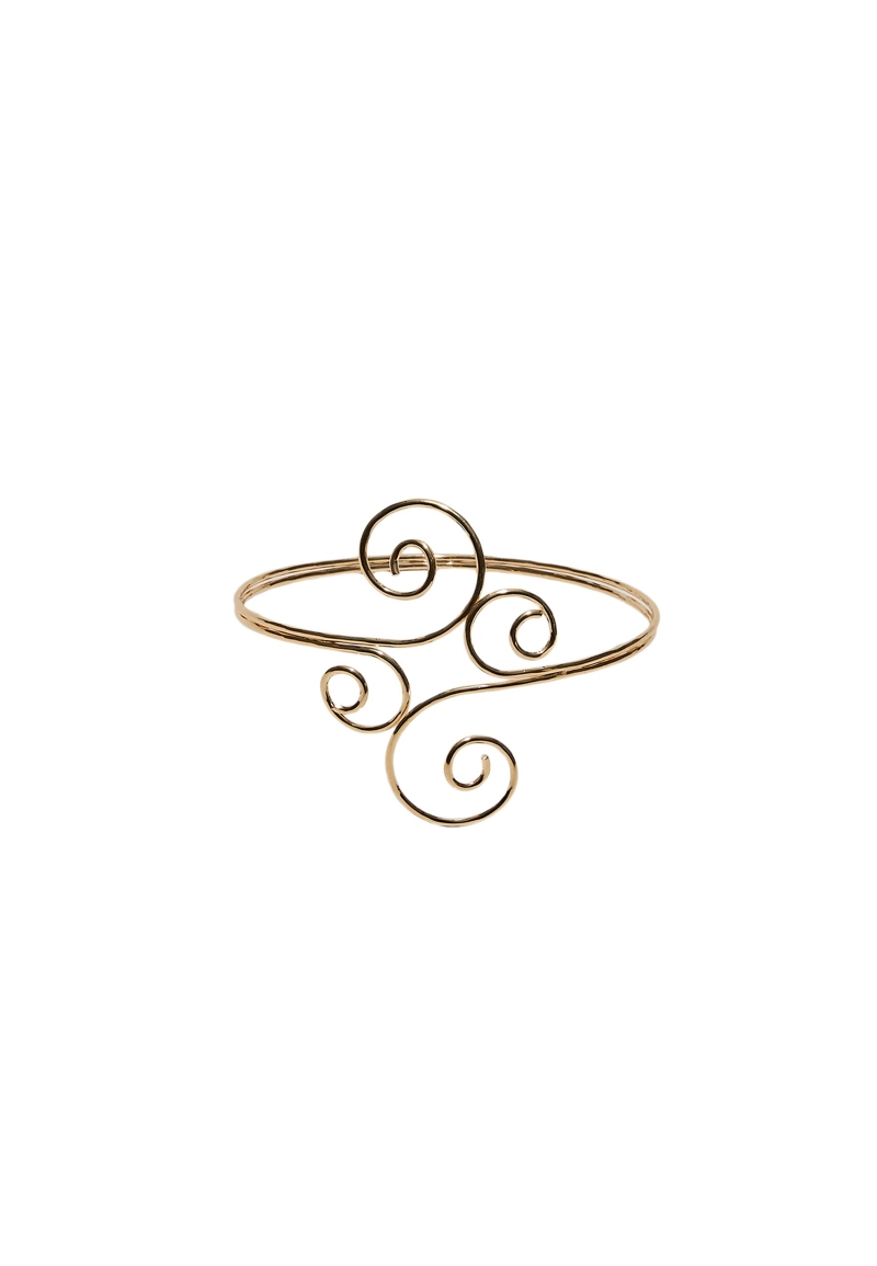 Жесткий браслет-спираль