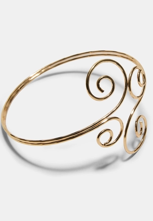 Жесткий браслет-спираль- Заказать в России