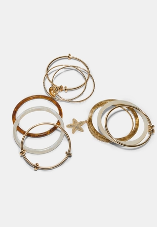 Набор из 10 браслетов с морскими шармами- Заказать в России