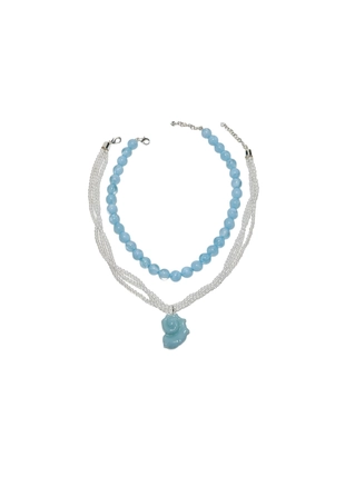 Набор из 2 ожерелий с бусинами и ракушками- Заказать в России