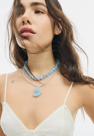 Набор из 2 ожерелий с бусинами и ракушками- Заказать в России