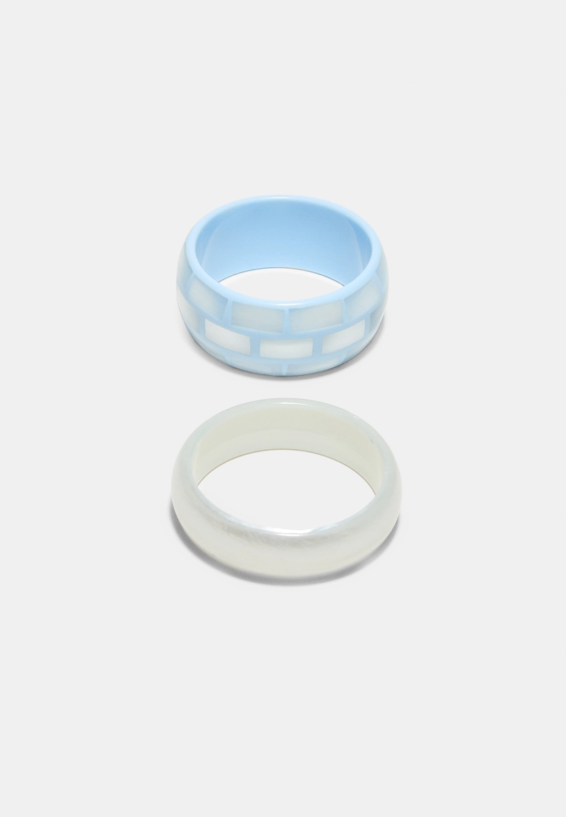 Набор из 2 браслетов под перламутр