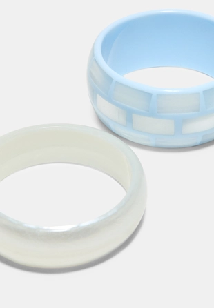 Набор из 2 браслетов под перламутр- Заказать в России