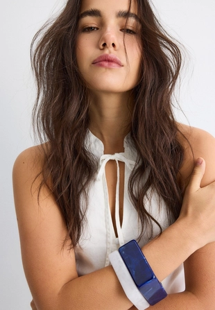 Набор из 2 квадратных браслетов- Заказать в России