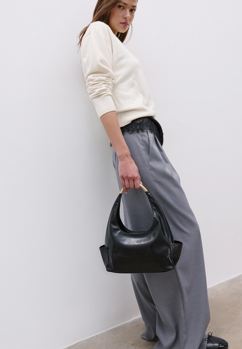 Мини-сумка с металлическим ремешком