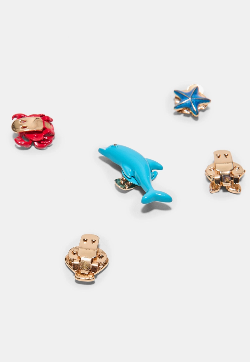 Набор из 5 летних значков для обуви