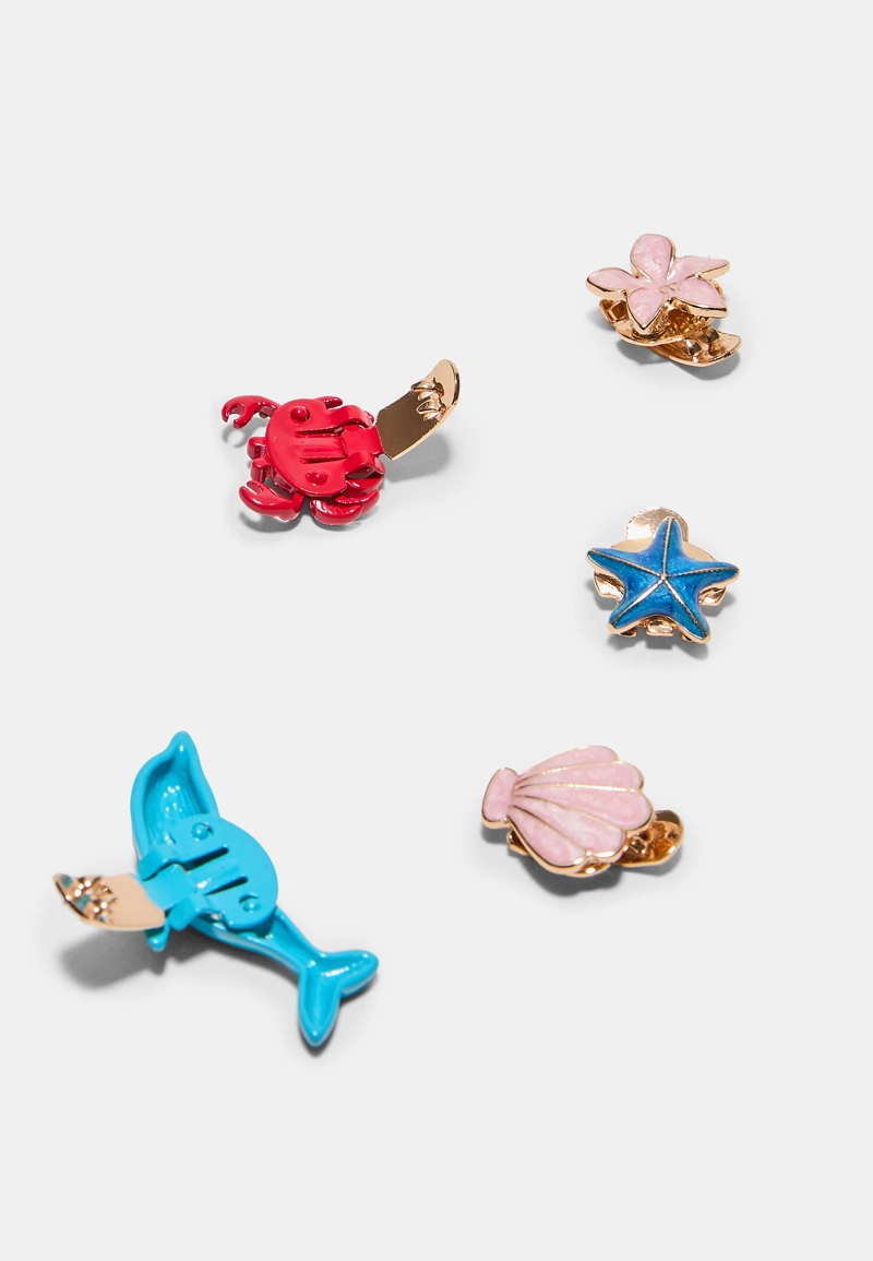 Набор из 5 летних значков для обуви