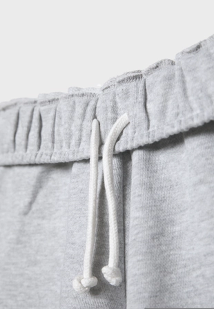 Шорты из футера с отворотом на поясе- Заказать в России