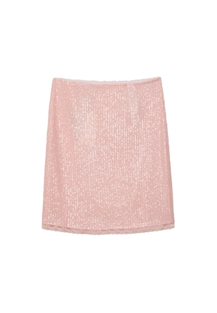 Юбка миди с пайетками- Заказать в России