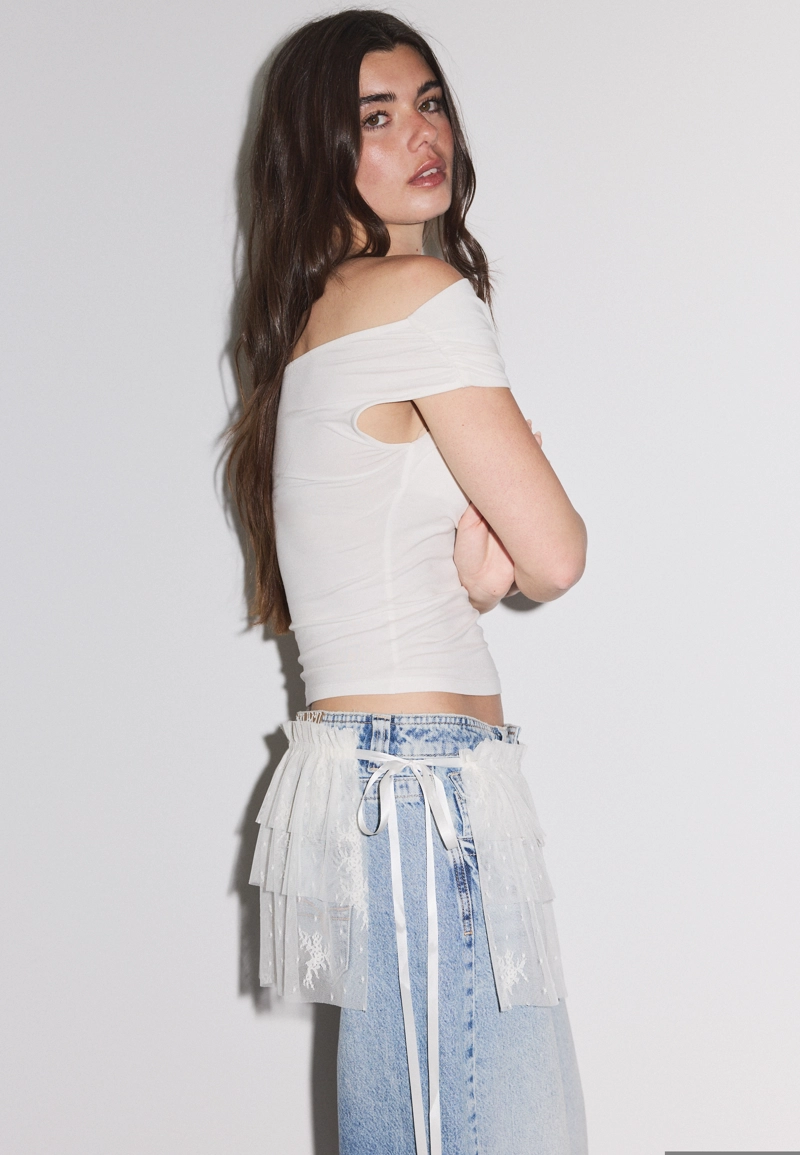 Юбка парео из кружева