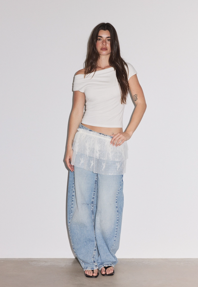 Юбка парео из кружева