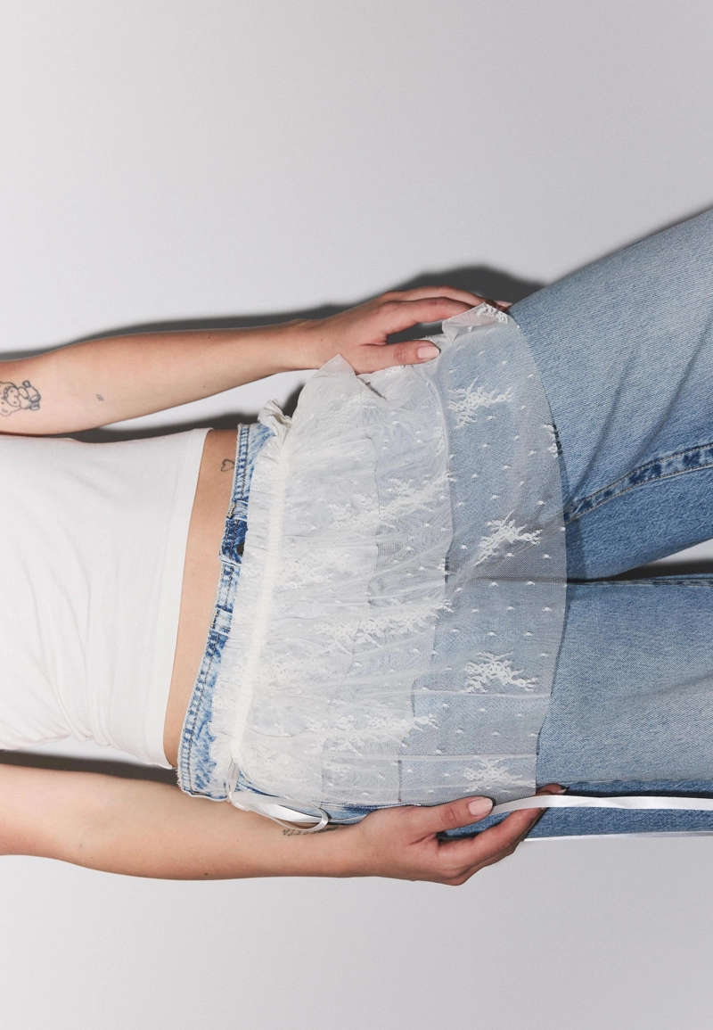 Юбка парео из кружева