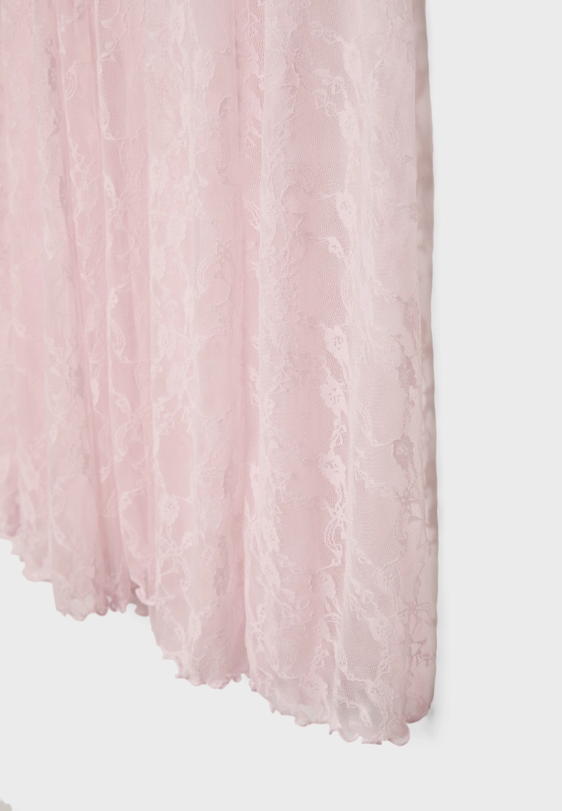 Длинная кружевная юбка