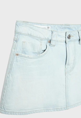 Джинсовая юбка-шорты D62- Заказать в России