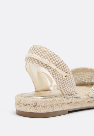 Flat jute espadrilles- Заказать в России
