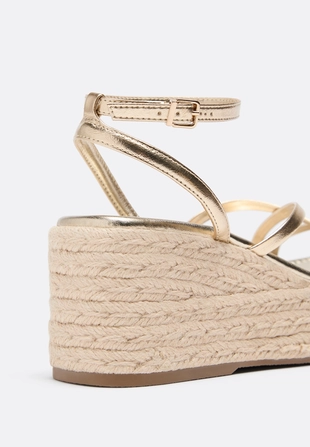 Эспадрильи на платформе с ремешками- Заказать в России