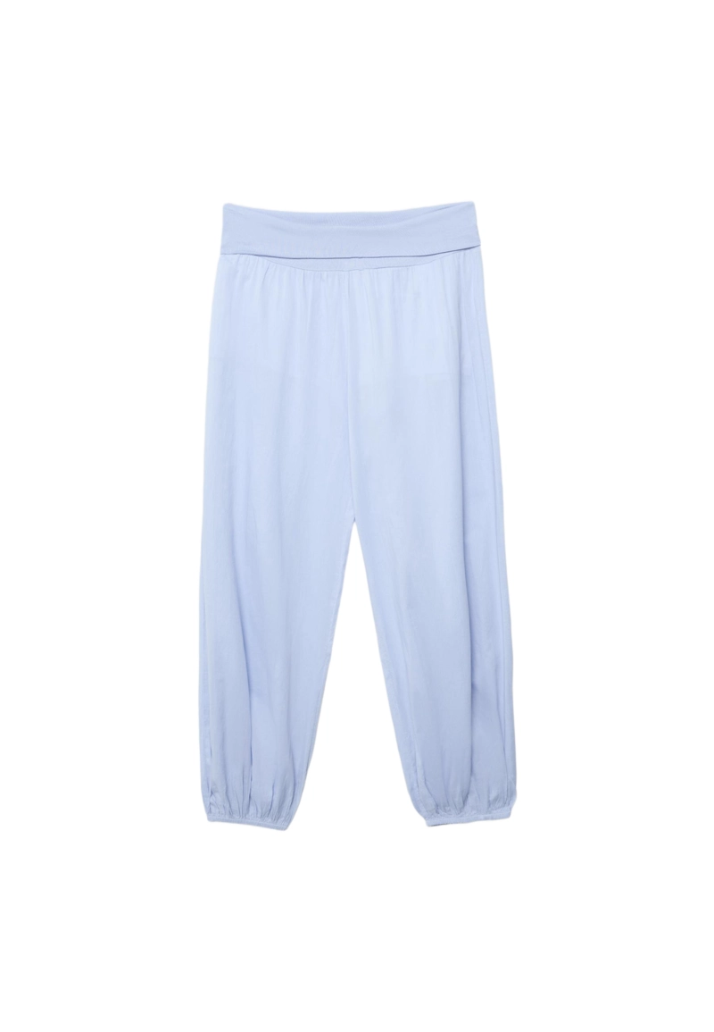 Брюки-баллоны с отворотом