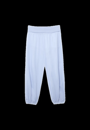 Брюки-баллоны с отворотом- Заказать в России