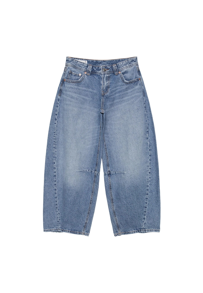 Джинсы-баллоны с низкой посадкой