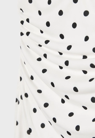 Платье миди халтер с открытой спиной- Заказать в России