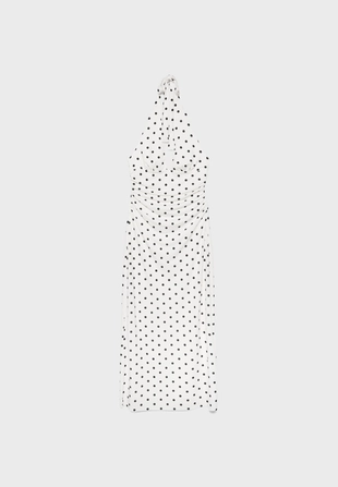 Платье миди халтер с открытой спиной- Заказать в России