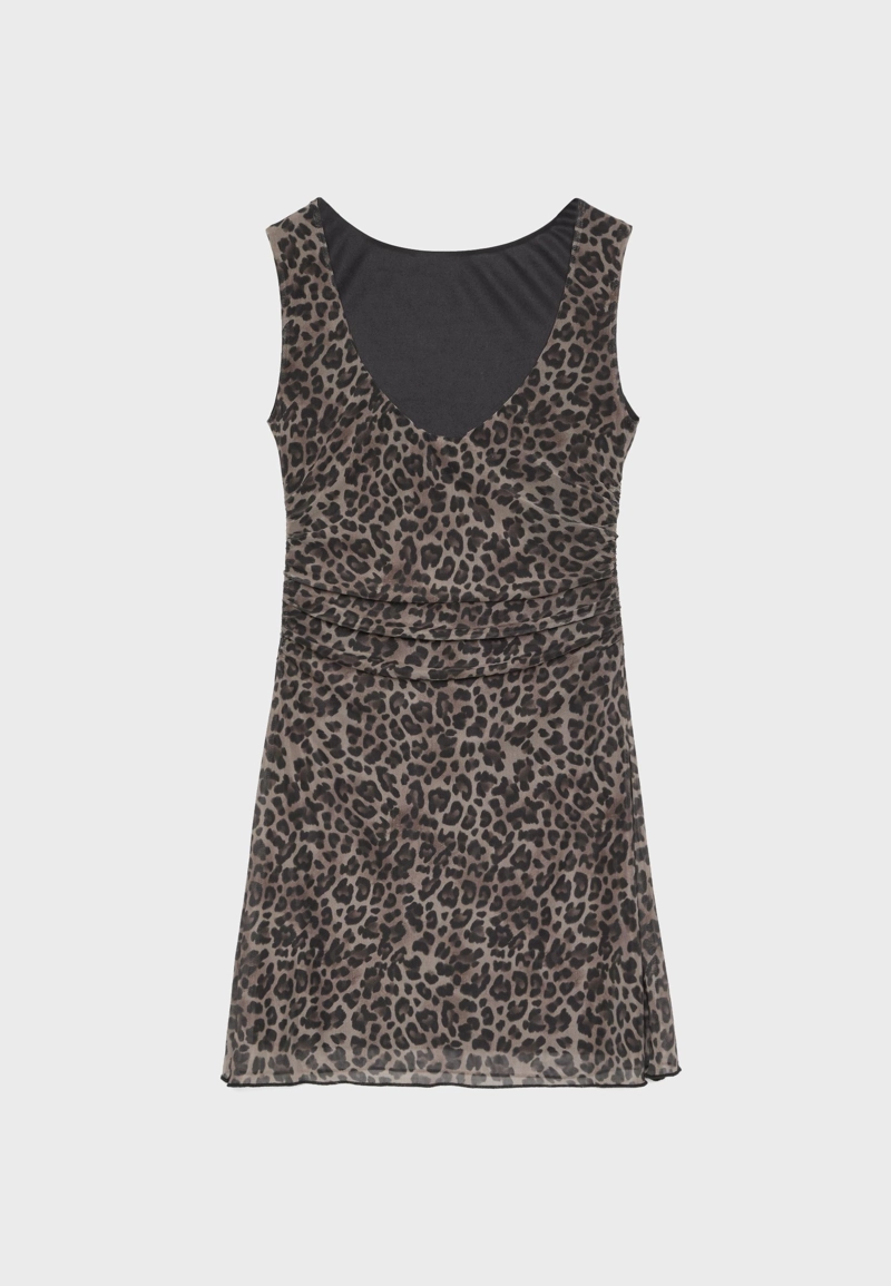 Короткое платье с принтом