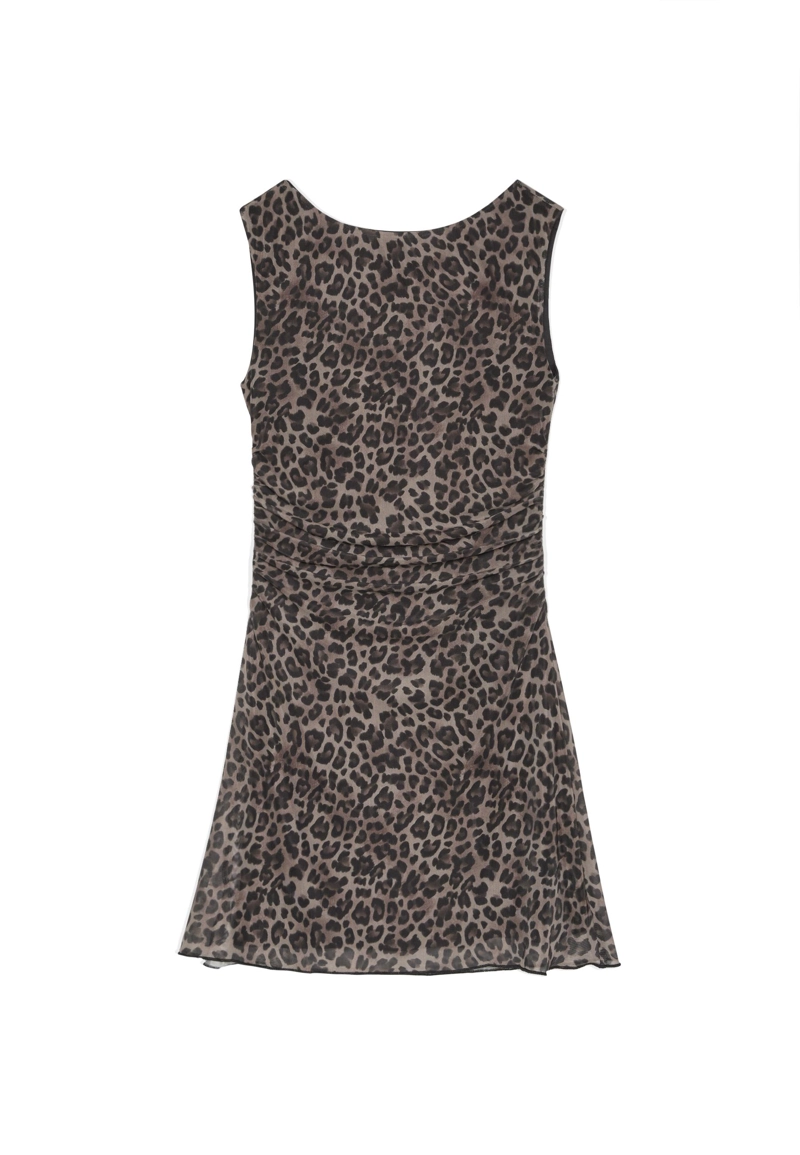 Короткое платье с принтом