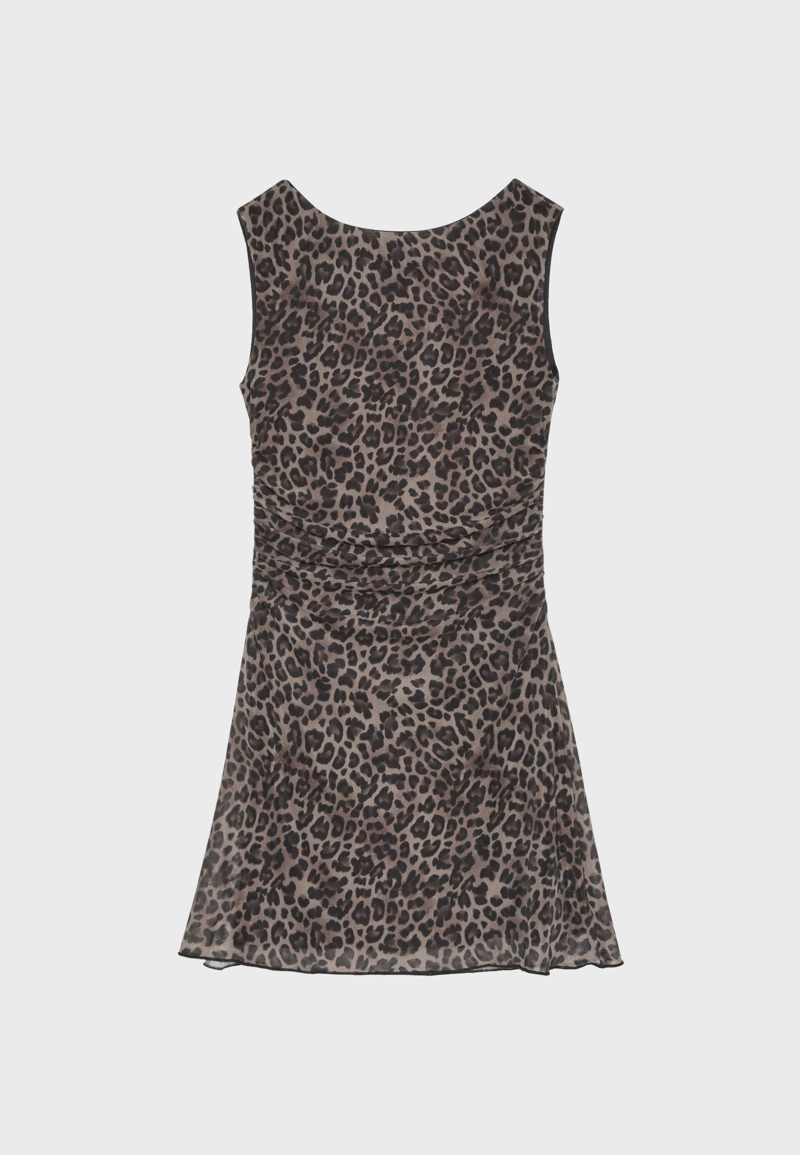 Короткое платье с принтом