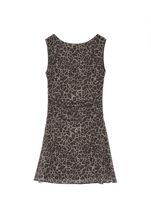 Короткое платье с принтом- Заказать в России