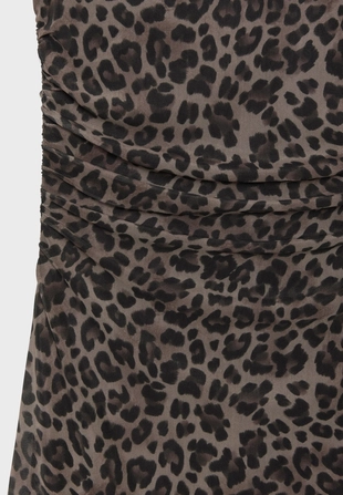 Короткое платье с принтом- Заказать в России