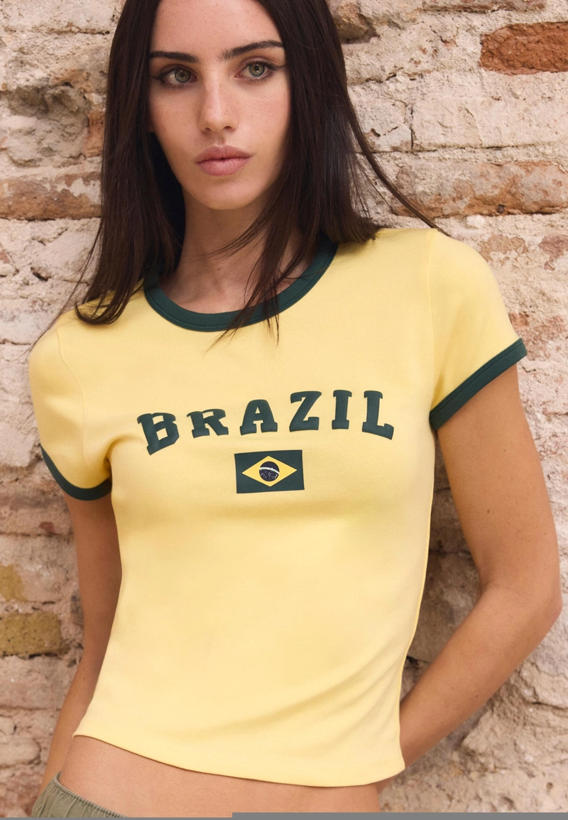 Футболка с принтом