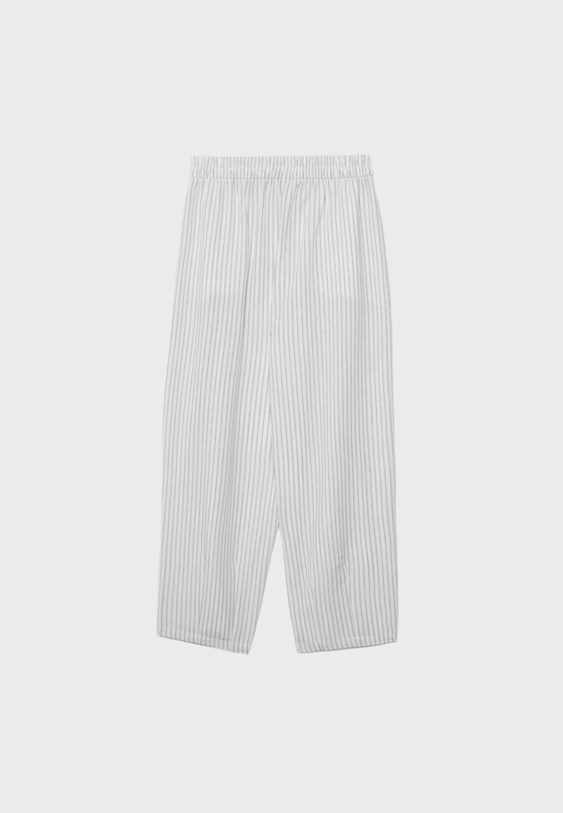 Струящиеся брюки barrel в полоску