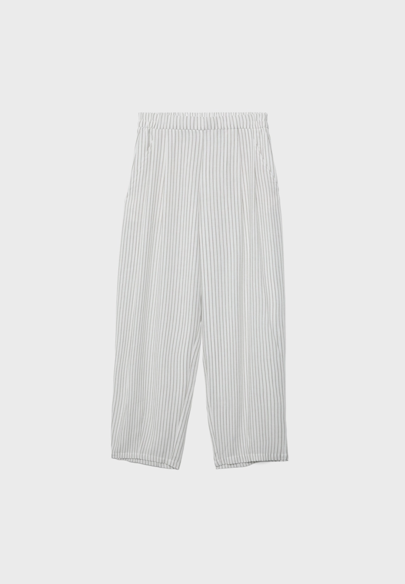 Струящиеся брюки barrel в полоску