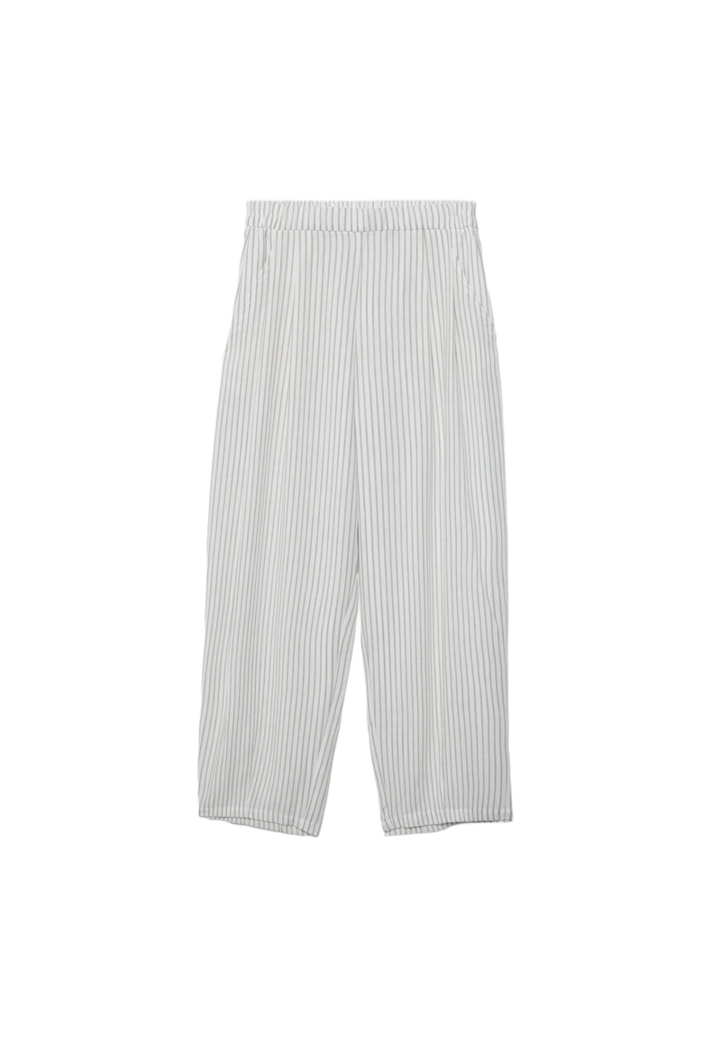 Струящиеся брюки barrel в полоску