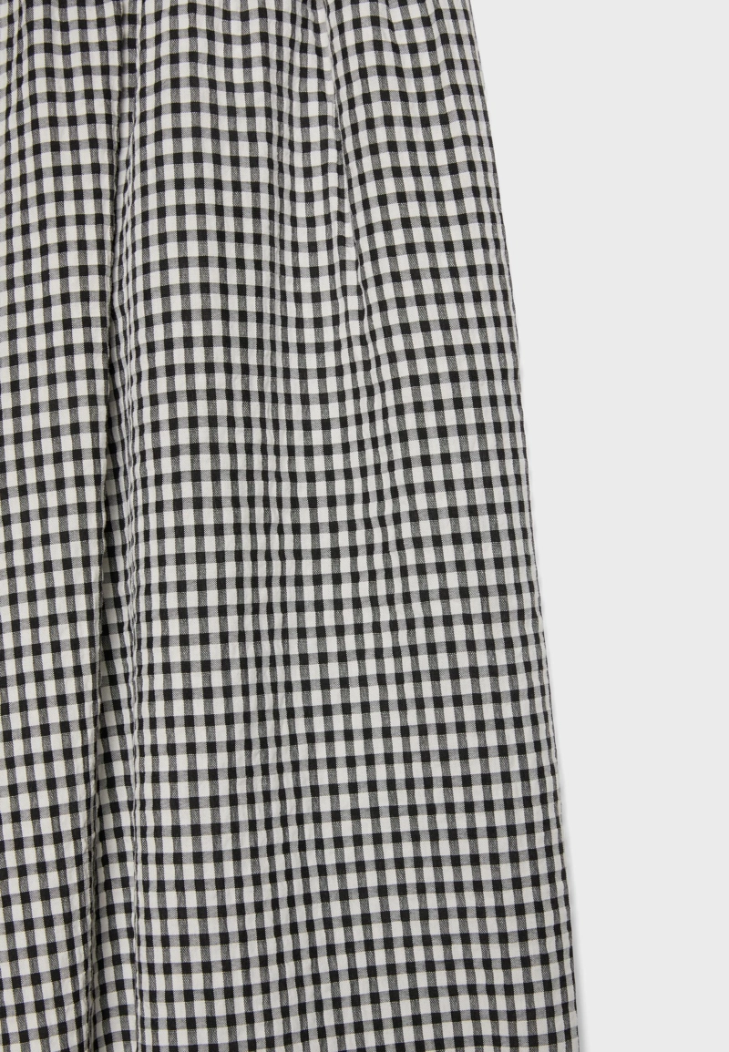 Брюки-шаровары в клетку