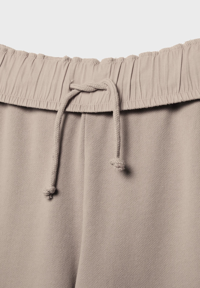 Брюки-джоггеры прямого кроя с эффектом потертости